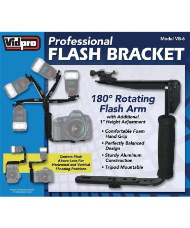 Vidpro VB-6 Rotating Arm Flash Bracket - Buy Online on GoSupps.com