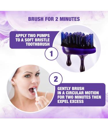 Purple Teeth Whitening Toothpaste - Effective Stain Removal & Colour Corrector for Brighten Smiles - Buy Online on GoSupps.com