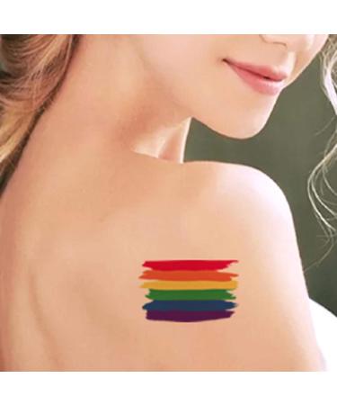 20PCS LGBT Rainbow Style Stickers Waterproof Temporary Tattoos Face Stickers for Gay Pride Day Safe and Non-Toxic LGBT Pride Parades Celebrations Festival Party Supplies - Buy Online on GoSupps.com