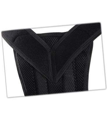 FOMIYES Hunchback Correction Belt - Adjustable Posture Brace for Men & Women | Lumbar Support & Shoulder Strap - 32x27CM Black - Buy Online on GoSupps.com