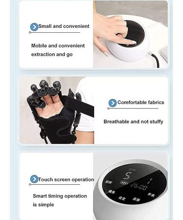 ZZBB Electric Rehabilitation Robot Gloves Finger Training Device for Training Finger Flexion Correction Stroke Hemiplegia Training for Patients with Hand Dysfunction right Medium - Buy Online on GoSupps.com