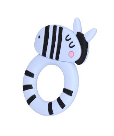Portable Horse-Shaped Baby Teether - Teething Relief & Oral Care Grip Cleaner (Blue) - International Shipping - Buy Online on GoSupps.com