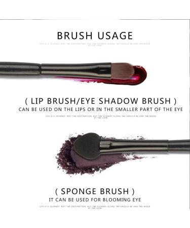 10pcs Makeup Brush Eye Shadow Applicator Beauty Tools for Double-Headed Brush Black Pole Eyelashes Cosmetic Tool - Buy Online on GoSupps.com