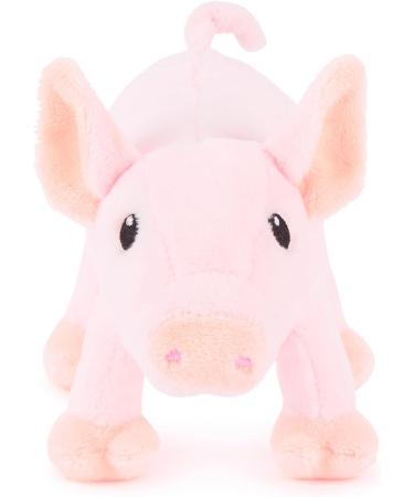 Zappi Co 100% Recycled Plush Piglet Toy - Eco-Friendly Stuffed Animal for Newborns (14cm) - Buy Online on GoSupps.com