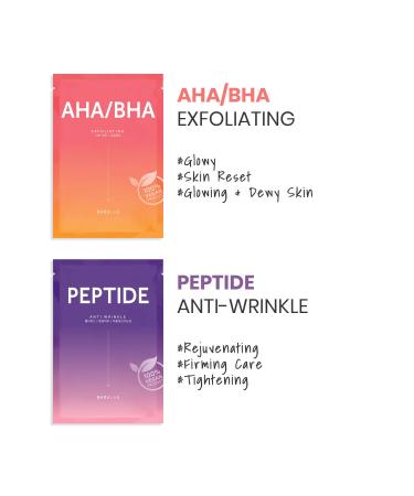Barulab Sheet Mask 10-Pack Assorted Variety | Vegan Korean Facial Masks - Aloe, Cica, Green Tea, Olive, AHA.BHA, Peptide, Shea Butter, Tea Tree, Vitamin C, Hyaluronic Acid - Buy Online on GoSupps.com