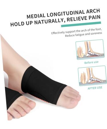NOLITOY Orthotic Arch Support Insoles - Foot Pad Massage for Flatfoot Relief - Elastic Comfort Insoles for All-Day Support - Buy Online on GoSupps.com