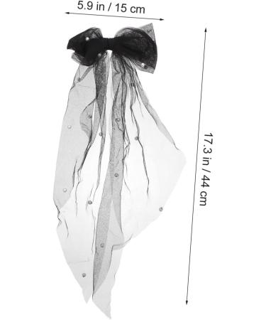 FRCOLOR Bridal Hair Accessories Bow- Knot Hair Clip Bridal Hairpins Hair Barrette Bow Headdress Bachelorette Party Veil Tiara for Girls Bow-knot Hair Clip Bride Decorate Wedding Iron - Buy Online on GoSupps.com