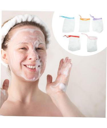 FOYTOKI 10pcs Soap Foaming Net Soap Foaming Soap Exfoliating Pe Network White - Buy Online on GoSupps.com