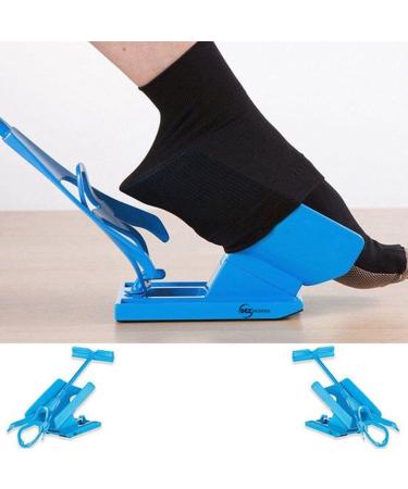 Universal Sock Puller & Sock Aid - Long Shoe Horn for Pregnancy & Back Pain Relief - Perfect Gift - Buy Online on GoSupps.com