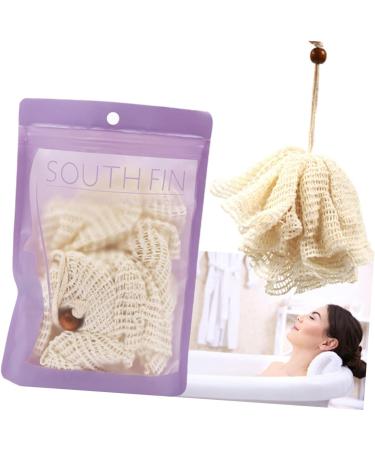 Minkissy Bath Towel & Mesh Shower Ball - Loofah Sponge Pouf for Luxurious Bathing | International Shipping Available - Buy Online on GoSupps.com