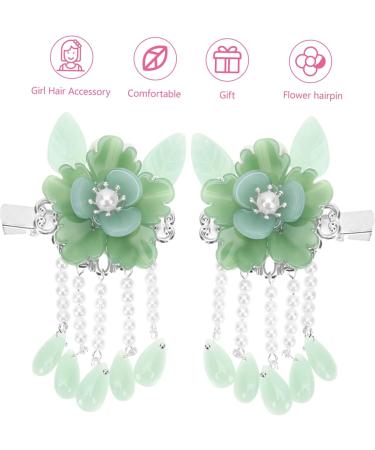 ABOOFAN 1 Pair Antique Pair Clip Vintage Hair Accessories Flower Hair Clips Accessories for Girls Hair Barrettes for Girls Chinese Hairpin Kimono Floral Bride Hair Barrettes Girls Hairpins - Buy Online on GoSupps.com