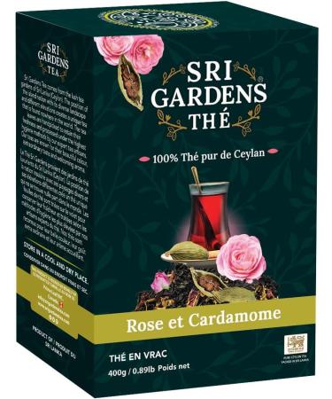 Sri Gardens 400g Desert Rose and Cardamom Black Tea Carton - Buy Online on GoSupps.com