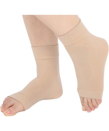 SUNGOOYUE 1Pair Heel Silicone Padded Protective Sleeve Soft Foot Ankle Elastic Protection Sock Breathable Foot Heel Crack Sock - Buy Online on GoSupps.com