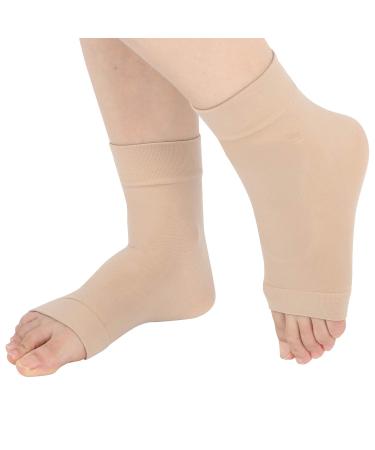 SUNGOOYUE Compression Padded Sleeve Socks for Achilles Tendon | Breathable Silicone Ankle Support for Bursitis & Tendonitis 1 Pair Protective Heel Socks - Buy Online on GoSupps.com