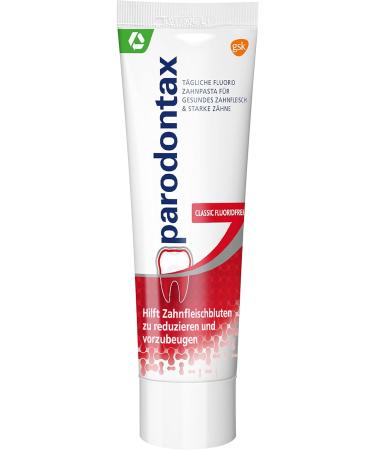 Parodontax Classic Fluoride-Free Toothpaste - 4 Pack (75ml each) | Reduces Gum Bleeding & Promotes Oral Health - Buy Online on GoSupps.com