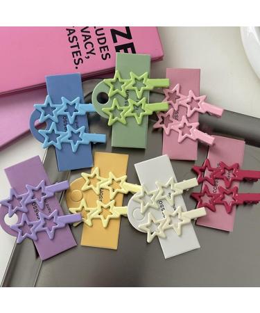 XIAHIOPT Star Shape Duckbill Hair Clip Spring Headwear for Woman Girls Taking Photo Shopping Travel -slip Green - Buy Online on GoSupps.com