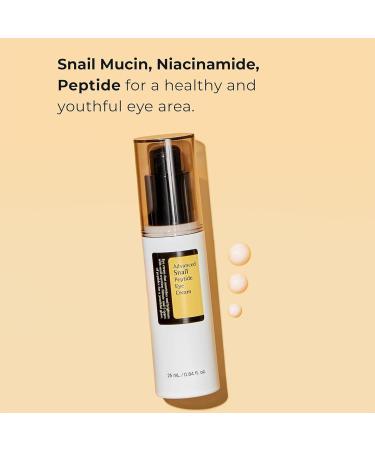 Advanced Snail Peptide Eye Cream Snail Eye Cream Anti Aging & Wrinkle Under Eye Cream For Dark Circles And Puffy Eyes Eye Moisturiser Brighten Smooth (1) - Buy Online on GoSupps.com