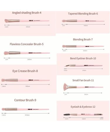 Yosoo Makeup Brush Kit - Soft Elegant Portable Cosmetic Set for Flawless Makeup Application | International Shipping Available - Buy Online on GoSupps.com