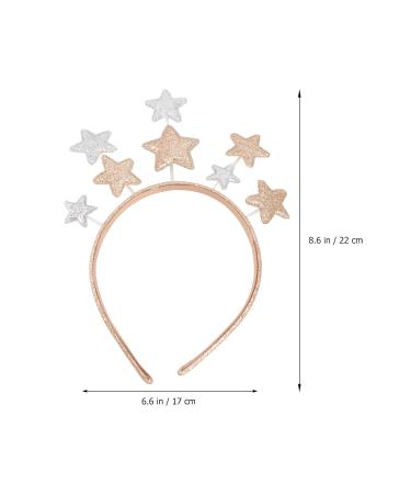 Frcolor Stars Hair Rifts Glitter Crown Headband - Party Costume Hair Bands for Birthdays Christmas & New Year - Kids Hair Accessories & Photo Props - Buy Online on GoSupps.com