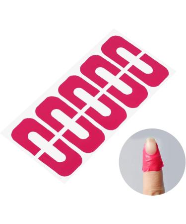Spill Proof Nail Stickers 10Pcs Nail Polish Protector Professional Manicure Protector Cover Polish Glue Spill Proof Nail Sticker(Pink) - Buy Online on GoSupps.com