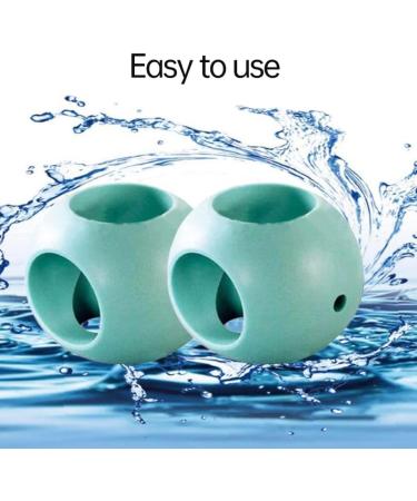 QmjdDymx Universal Dryer Balls 2Pcs Dryer Balls Magnetic Washing Ball Anti Limescale Laundry Balls Washing Machine Accessory - Buy Online on GoSupps.com