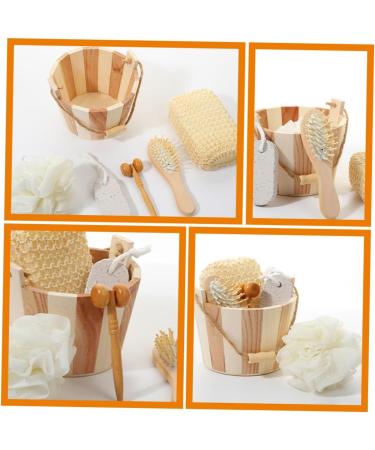 DOITOOL 1 Set Bath Accessories Bath Tool Kit Skin Care Kits Skin Care Tools Clipper Guards Hairbrushes for Woman Body Exfoliating Tool Scrubber Body Cleaning Kit Foot Wood Brush - Buy Online on GoSupps.com