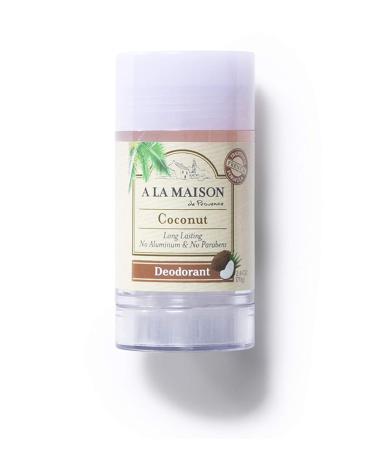 A La Maison Coconut Aluminum Free Deodorant (Pack of 3) - 2.40 oz Natural Deodorant for Women and Men - Buy Online on GoSupps.com