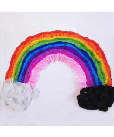 Supla 13 Rolls 355 Yard Party Streamers in Red Green Blue White Black Crepe Paper - Ideal for Birthday & Christmas Decorations - Buy Online on GoSupps.com