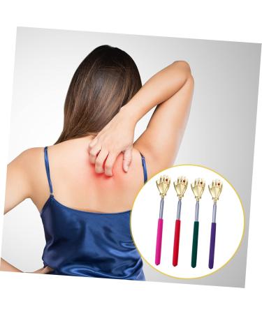 TOVINANNA 4-Piece Retractable Back Scratcher & Hand Massager - Soothing Itching Relief Tool for All Skin Types | International Shipping Available - Buy Online on GoSupps.com