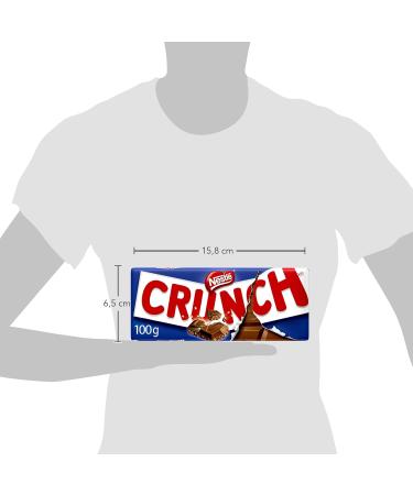  Crunch Crunch Milk Chocolate Sharing Bars 16 x 100g - Buy Online on GoSupps.com