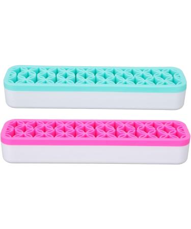 Desktop Paint Pen Holder 2 Makeup Brush Holder Prevent Tipping Over for Eyeliner for Home Use - Buy Online on GoSupps.com