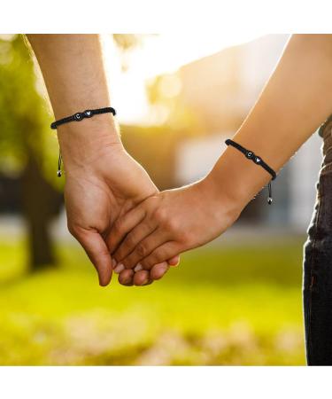 FRCOLOR 4pcs Black and White Heart Bracelet Women Bracelet Simple Bracelet Womens Jewelry Bracelet Matching Men s Bracelets Rope Bracelets Miss Black Rope The Letter Is Acrylic Manual 6X6X0.5CMx3pcs Black Cx3pcs - Buy Online on GoSupps.com