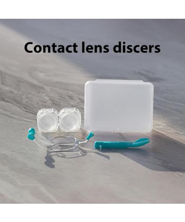Soft Contact Lens Remover & Insertion Tool | Silicone Contact Plug - Portable Tweezers & Shovels for Easy Use | Frifer Double Box Set - Buy Online on GoSupps.com