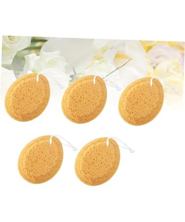 Healeved 5 Pcs Spongell Natural Bath Sponges for Exfoliating Foam Shower - 14.5X11.5cm - Buy Online on GoSupps.com