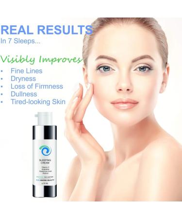  bleu & marine Bretania Bleumarine Bretania Rejuvenating Night Cream with Hyaluronic Acid Argireline & Vitamin C Reduces Expression Wrinkles & Dark Circles Improves Skin Firmness & Texture 50ml - Buy Online on GoSupps.com