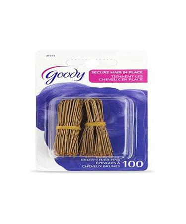 GOODY Hair Pins Brown 100 Count