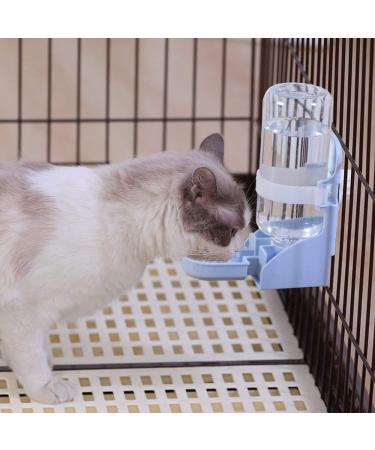 Gearific 500ml Pet Automatic Water Fountain Water Feeder Suspended Water Dispenser Small Animal Water Bottle for Cats Hamster Rabbits (Blue) - Buy Online on GoSupps.com