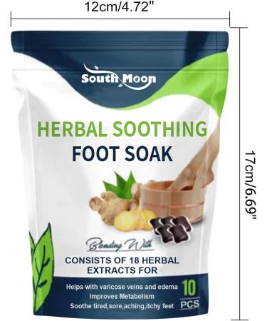 Herbal Soothing Foot Soak Beads Herbal Detox Cleansing Foot Soak Beads Herbal Foot Cleansing Soak Beads Herbal Detox and Shaping Foot Soak Beads Foot Care 10Beads/Bag (1 Bag) - Buy Online on GoSupps.com
