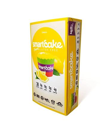 Smart Baking Company SmartcakeSugar Free Gluten Free Low Carb Keto Dessert (Lemon 8 Cakes)
