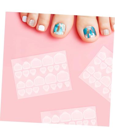  FOMIYES FOMIYES 80 Sheets Waterproof Bio Nail Labels Self-Adhesive False Nails Stickers Nail Glue Long Press Jelly Nail Flakes Nail Piece - Buy Online on GoSupps.com