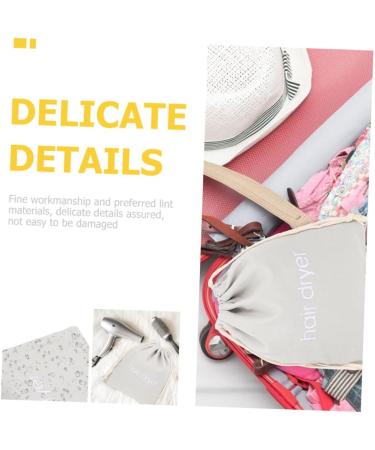 NOLITOY 8 Pcs Hair Dryer Storage Bag Anti-scratch Bags Storage Organizers Canvas Drawstring Bags Fabric - Buy Online on GoSupps.com