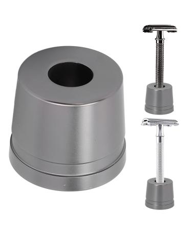 Safety Razor Stand Men's Metal Manual Beard Shaver Holder Base for Bathroom Countertops Razor Base Tool