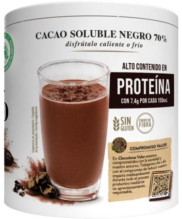 Valor Soluble Black Cocoa 70% Intense and delicious flavor - Ideal for breakfast with hot or cold milk 300 gr - Buy Online on GoSupps.com