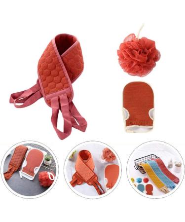 Buy Hemoton 3 Pcs Bath Back Scrubber Cloth - Exfoliating Shower Mitts & Sponges for a Luxurious Bath Experience | International Shipping Available - Buy Online on GoSupps.com