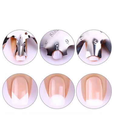 WOKOTO 3pcs French Smile Line Gel Cutter Tool Set - Stainless Steel C-Shape Manicure Edge Trimmer with 3 Patterns - Buy Online on GoSupps.com
