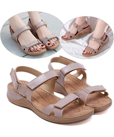 Creev Premium Orthopedic Sandals - Open Toe Breathable Non-Slip Summer Footwear for Comfort Red 37 EU Blue 40 EU Roze 40 EU - Buy Online on GoSupps.com