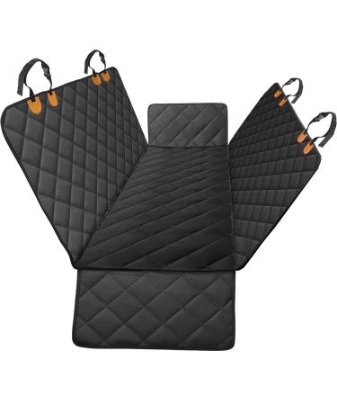 Kytely Upgraded Dog Car Seat Cover Pet Seat Covers for Back Seat, Scratch Proof & Nonslip Backing & Hammock, 600D Heavy Duty Dog Seat Cover for Cars, Trucks and Suvs Black-Orange - Buy Online on GoSupps.com