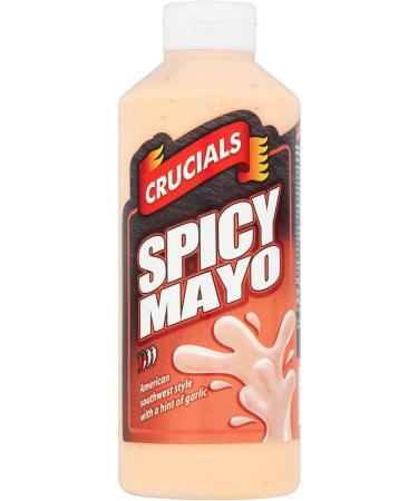 Crucials Garlic & Mayo Squeezy Sauce 500ml with Spicy Mayo Hint of Garlic Squeezy 500ml (2 Pack Mixed Bundle) - Buy Online on GoSupps.com