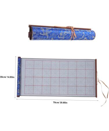 TEHAUX Scroll Water Writing Cloth Reusable Chinese Calligraphy Cloth Study Accessory Roll Cloth Child Fold - Buy Online on GoSupps.com