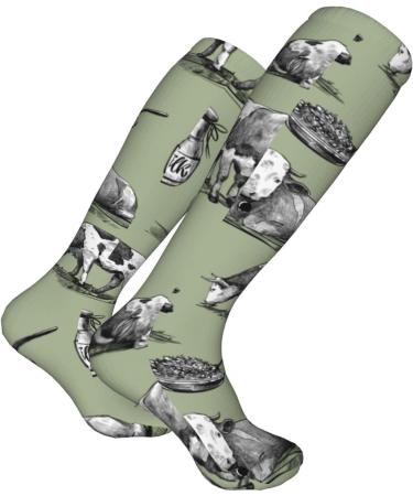 Shop Farm-Fresh Cows & Homemade Cottage Cheese | Compression Socks for Men & Women - 15-20 mmHg Support for Running & Cycling - Buy Online on GoSupps.com
